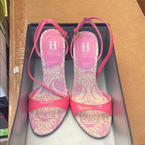 H by Halston Pink Strappy Sandals - Picture 2 of 4